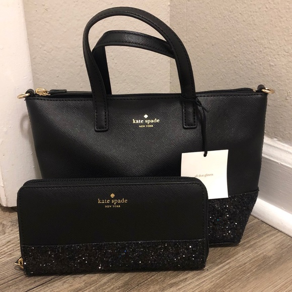 kate spade Handbags - NEW Kate Spade Greta Court Ina & Neda Glitter Set